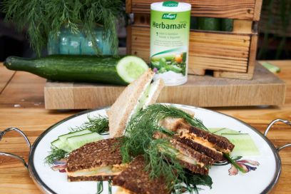 Gurkensandwich