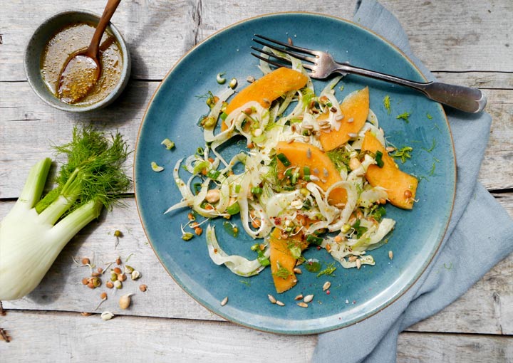 Fenchel-Melonensalat