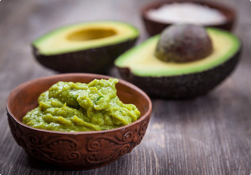 Vollkornbrot mit Guacamole