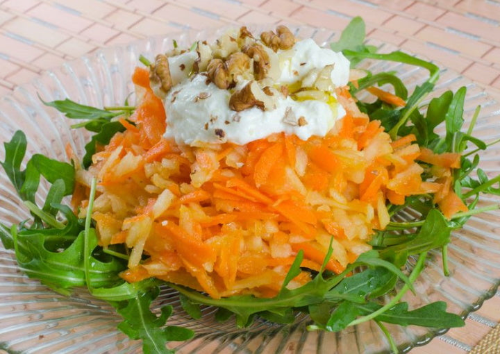 Karottensalat mit Birnen