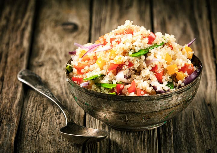 Quinoa-Salat mit Tofu