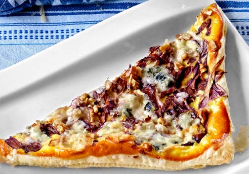 Roquefort-Quiche mit Walnüssen