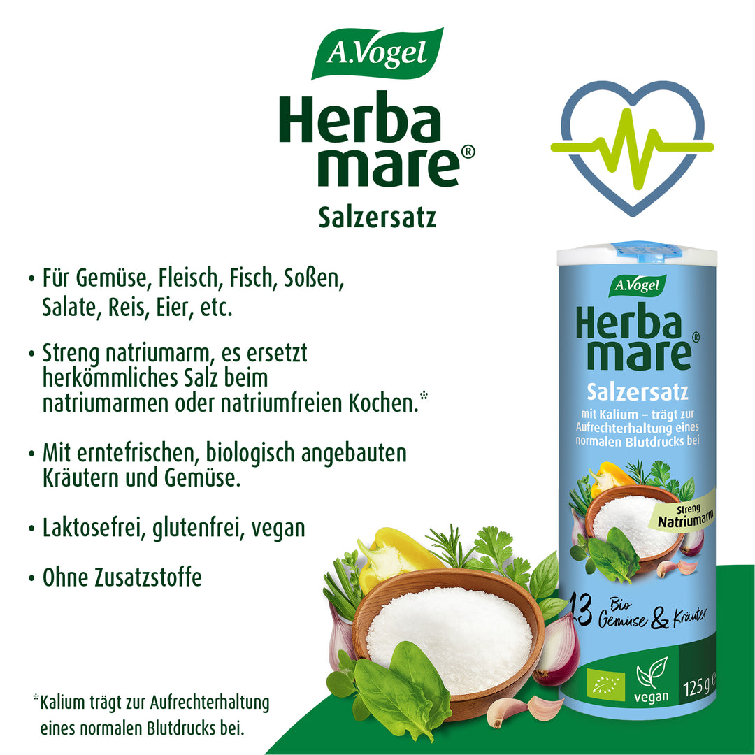 A.Vogel Herbamare® Salzersatz, BIO, 125 g