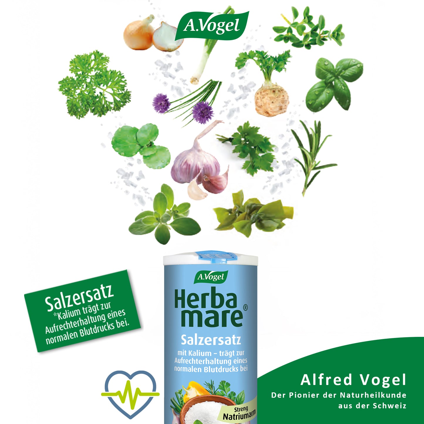 A.Vogel Herbamare® Salzersatz, BIO, 125 g
