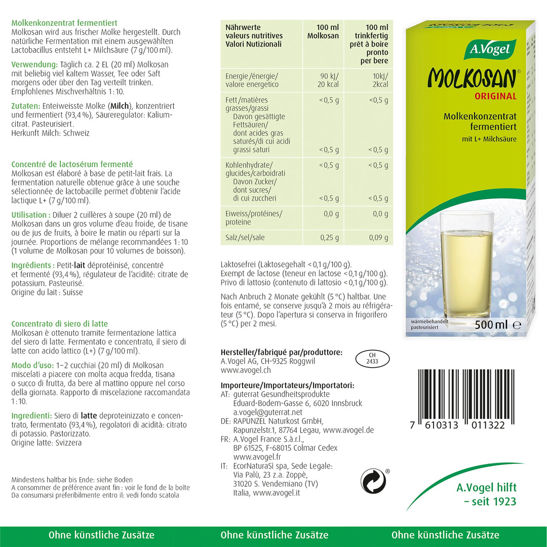 A.Vogel Molkosan® Original, 500 ml