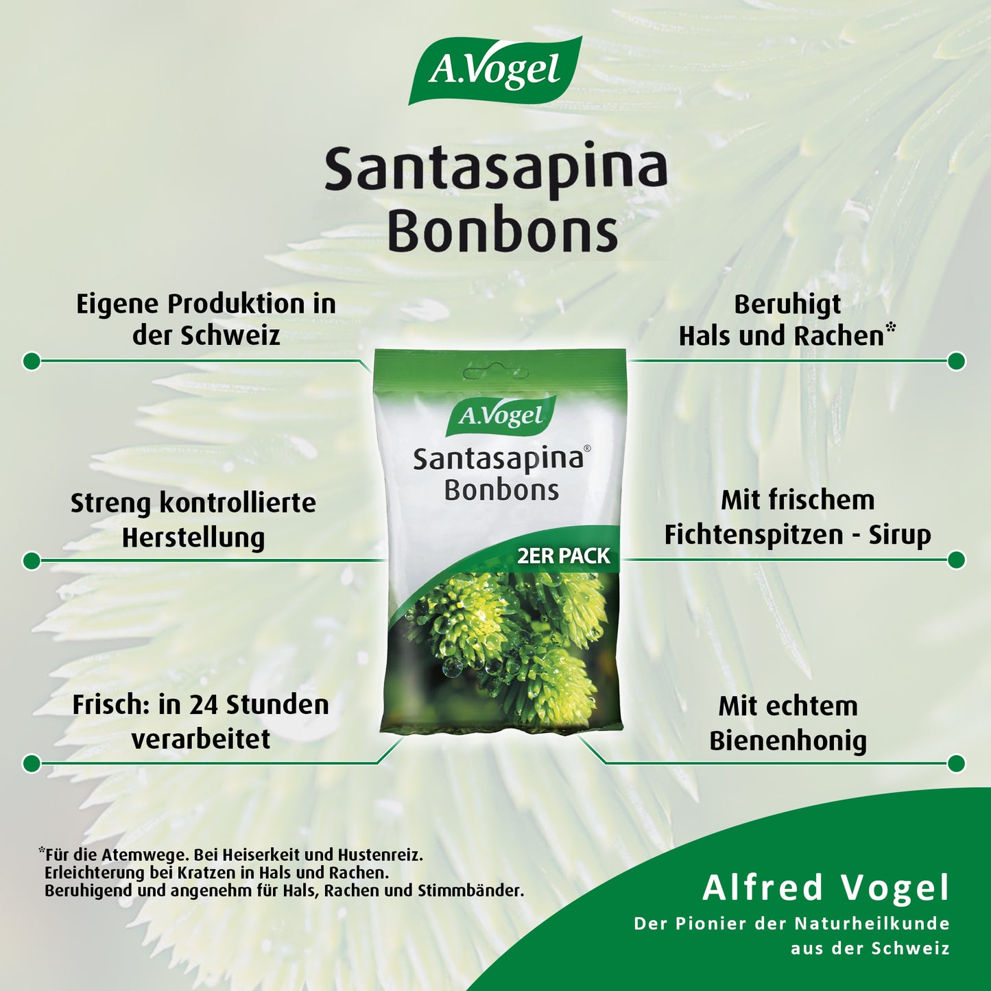 A.Vogel Santasapina® Bonbons, 100 g