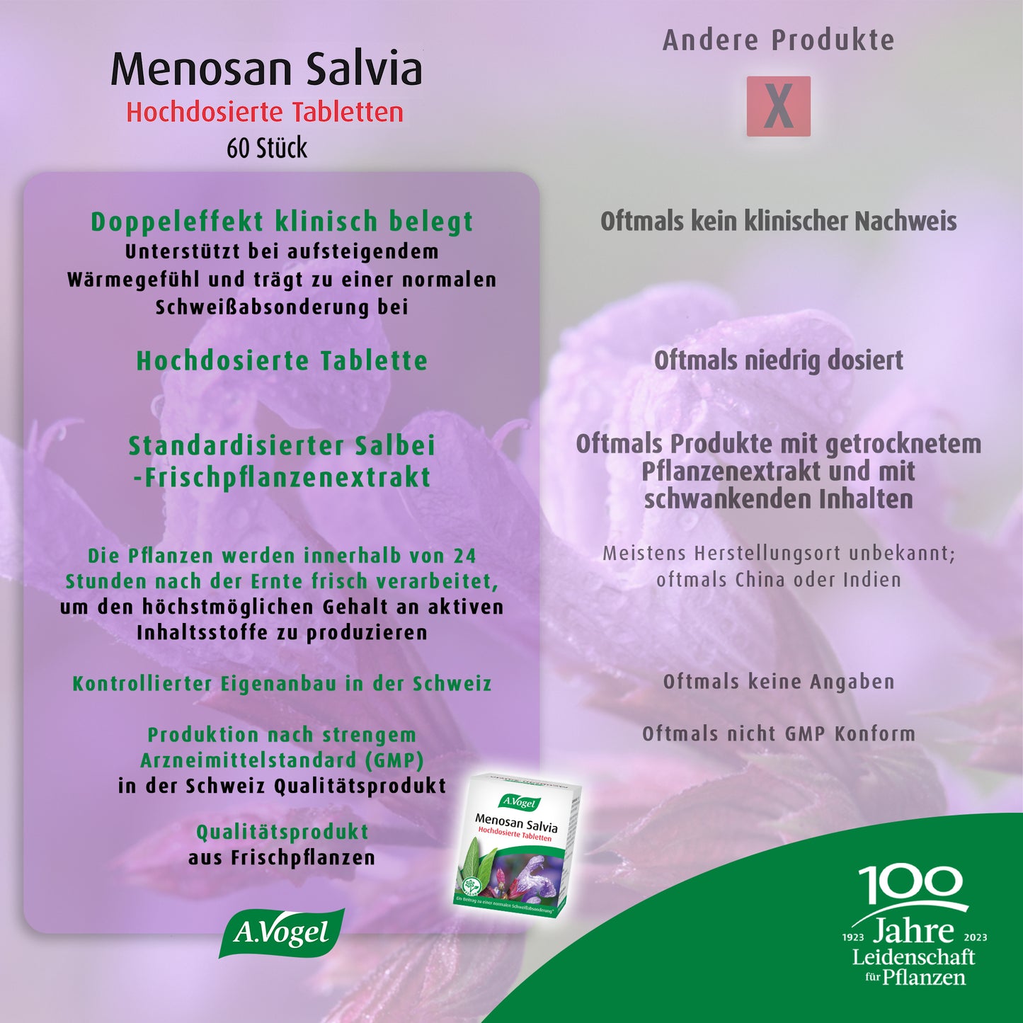 A.Vogel Menosan Salvia Tabletten, 30 Stück
