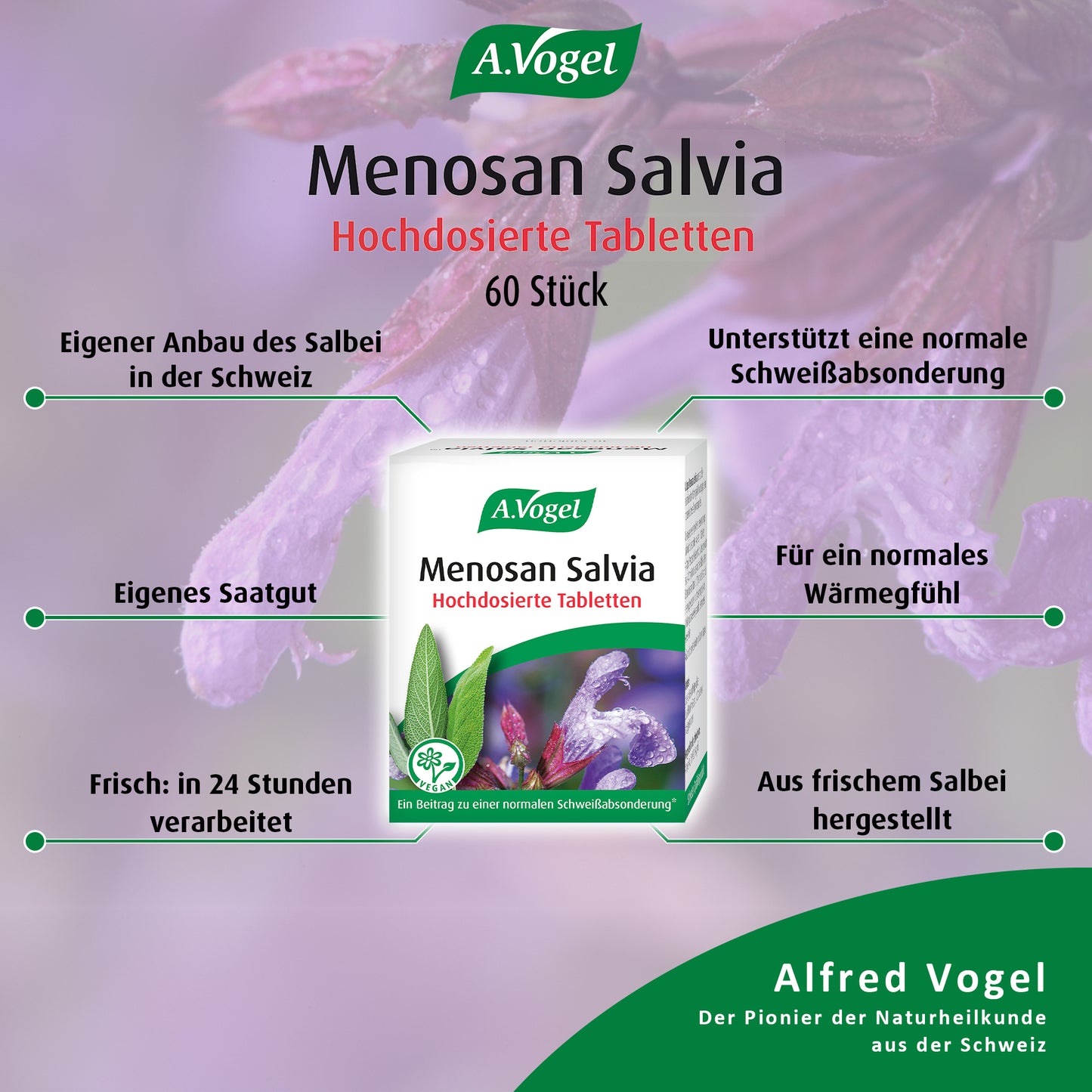 A.Vogel Menosan Salvia Tabletten, 30 Stück