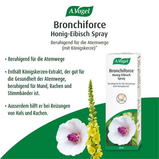 A.Vogel Bronchiforce Honig-Eibisch Spray – Produktinformation 1