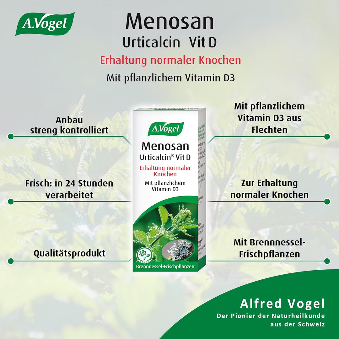 A.Vogel Menosan Urticalcin® Vit D3, 180 Tabletten
