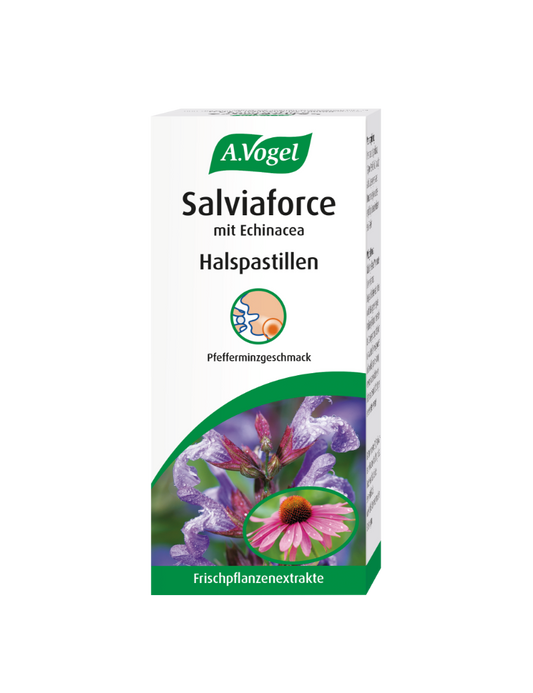 A.Vogel Salviaforce mit Echinacea Halspastillen, 20 Pastillen