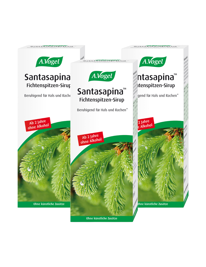 A.Vogel Santasapina™ Fichtenspitzen-Sirup ohne Alkohol, 200 ml