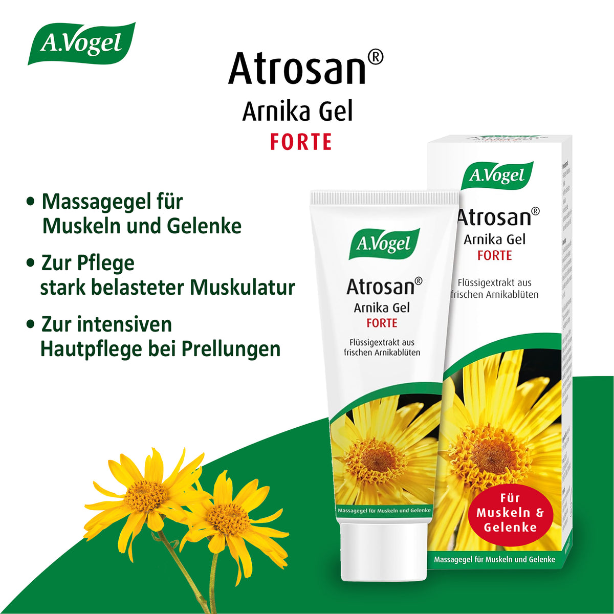 A.Vogel Atrosan Arnika-Gel FORTE – Produktinformation 1