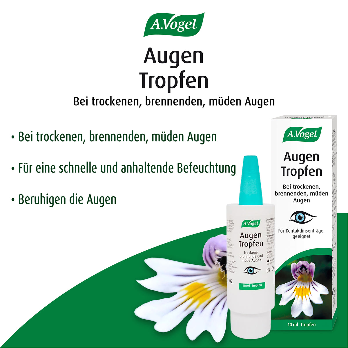 A.Vogel Augen Tropfen mit Augentrost (Euphrasia) – Produktinformation 1