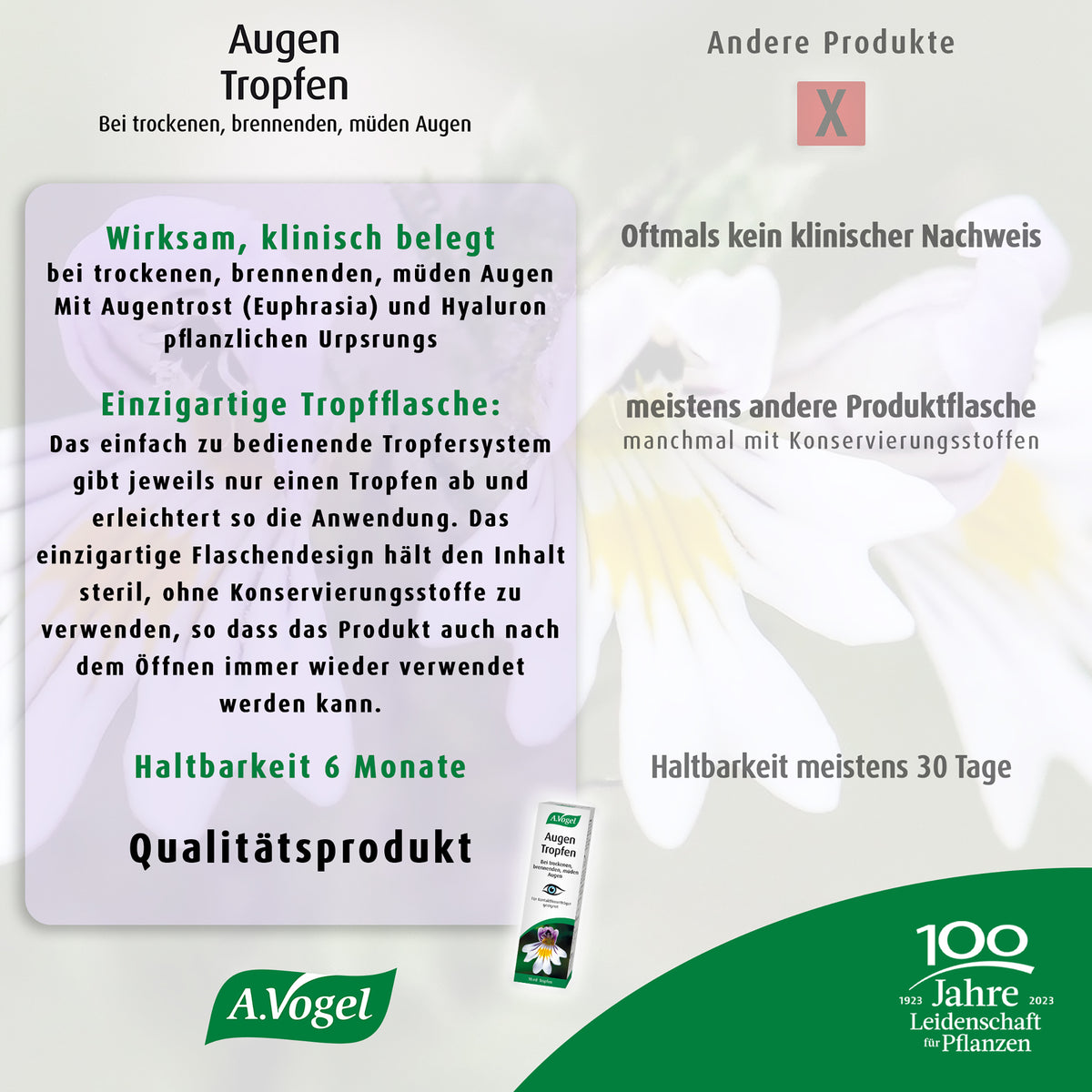 A.Vogel Augen Tropfen mit Augentrost (Euphrasia) – Produktinformation 4