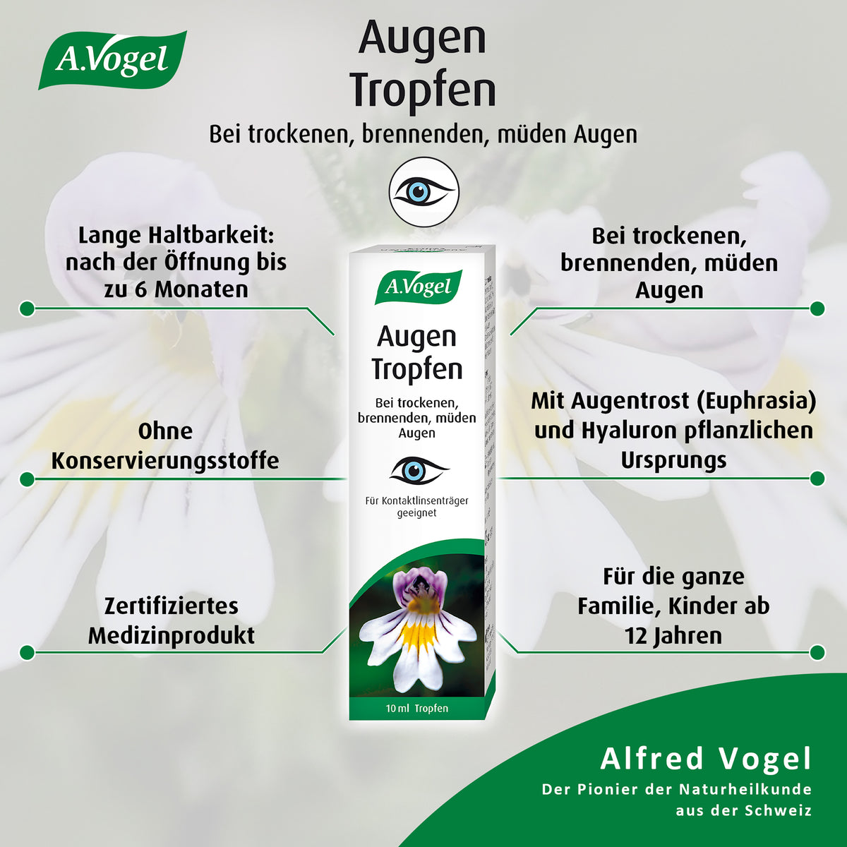 A.Vogel Augen Tropfen mit Augentrost (Euphrasia) – Produktinformation 5