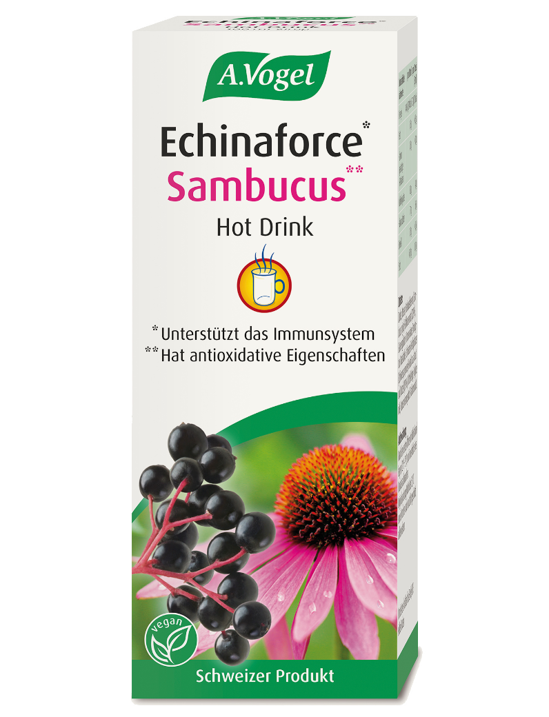 A.Vogel Echinaforce Sambucus Hot Drink – Produktverpackung