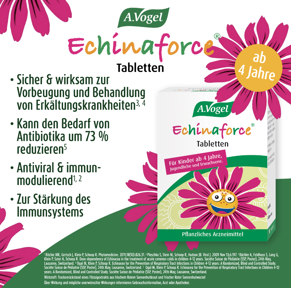 A.Vogel Echinaforce® Tabletten (Junior-Formulierung) – Produktansicht 2