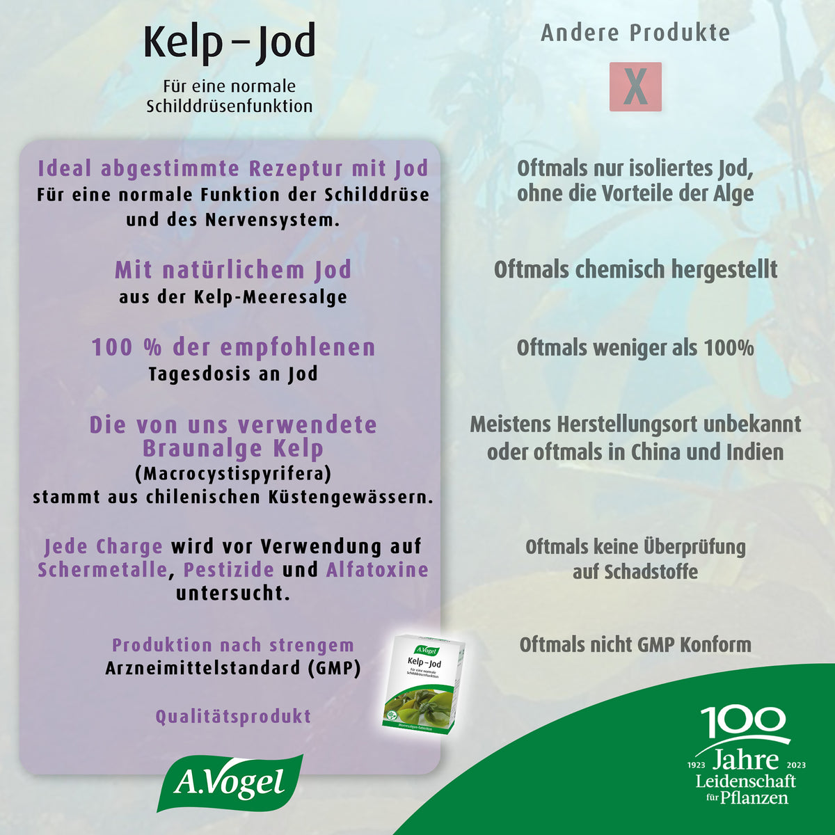 A.Vogel Kelp-Jod Meeresalgen Tabletten – Produktinformation 4