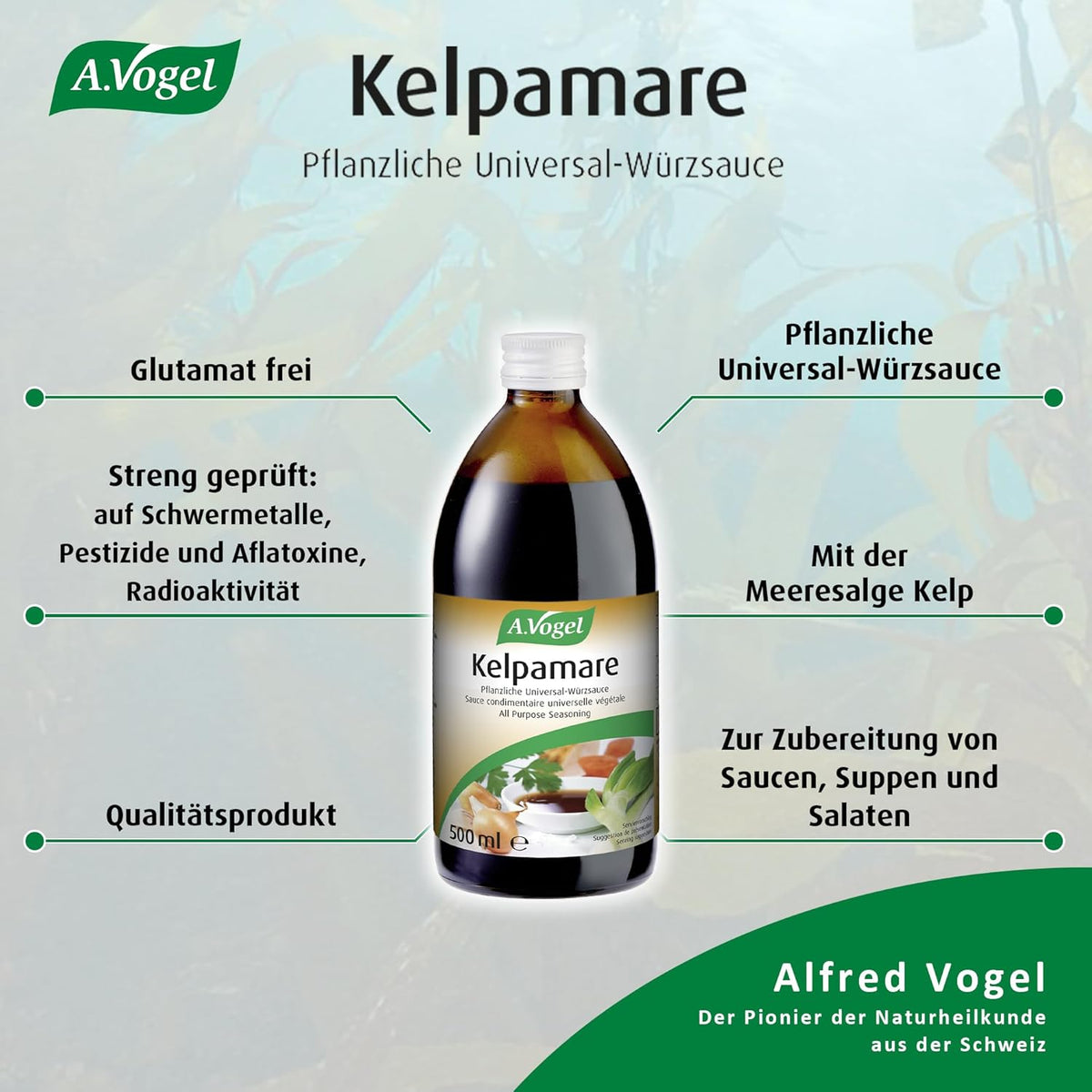 A.Vogel Kelpamare Pflanzliche Universal-Würzsauce – Produktansicht 7