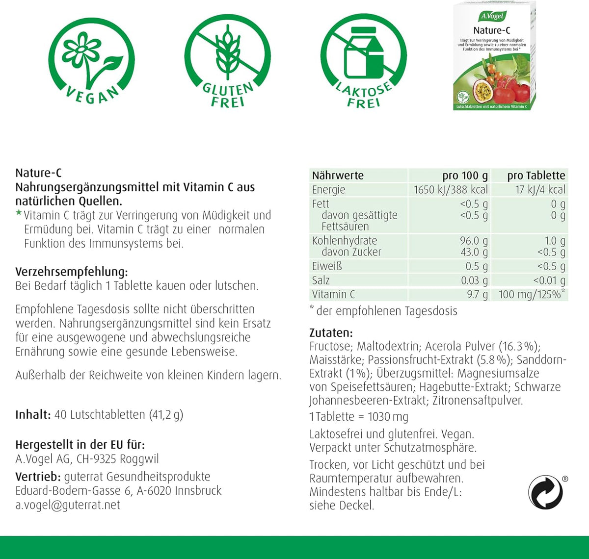 A.Vogel Nature-C – Produktansicht 7