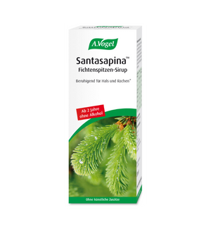 A.Vogel Santasapina™ Fichtenspitzen-Sirup ohne Alkohol – Produktverpackung